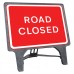 Road Closed Q Sign